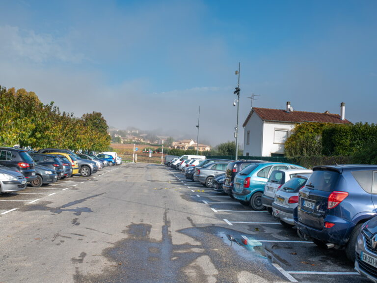 Mairie de Besse sur issole 2020 - Traçage places parking