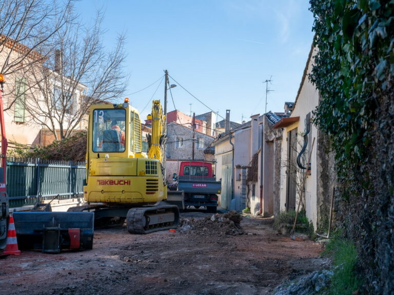 Mairie de besse sur issole - refection impasse du laqué (1)