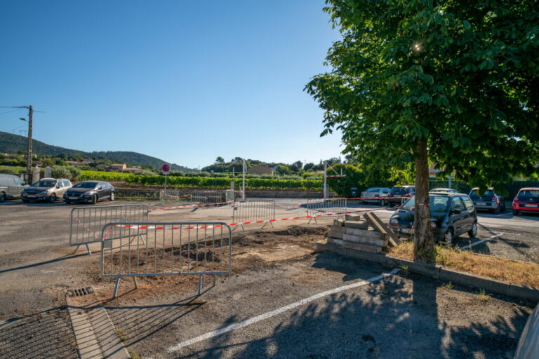 refection parking Besse sur issole