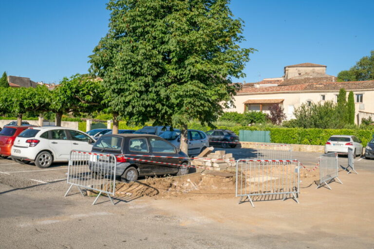 refection parking Besse sur issole