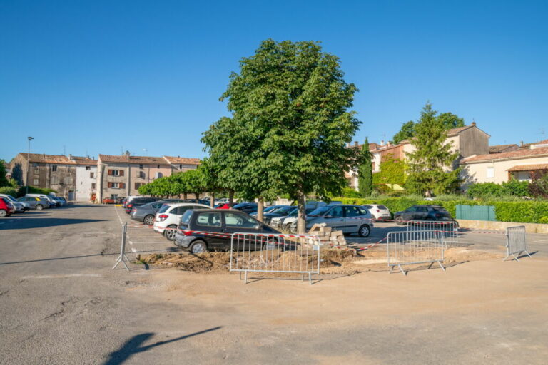 refection parking Besse sur issole