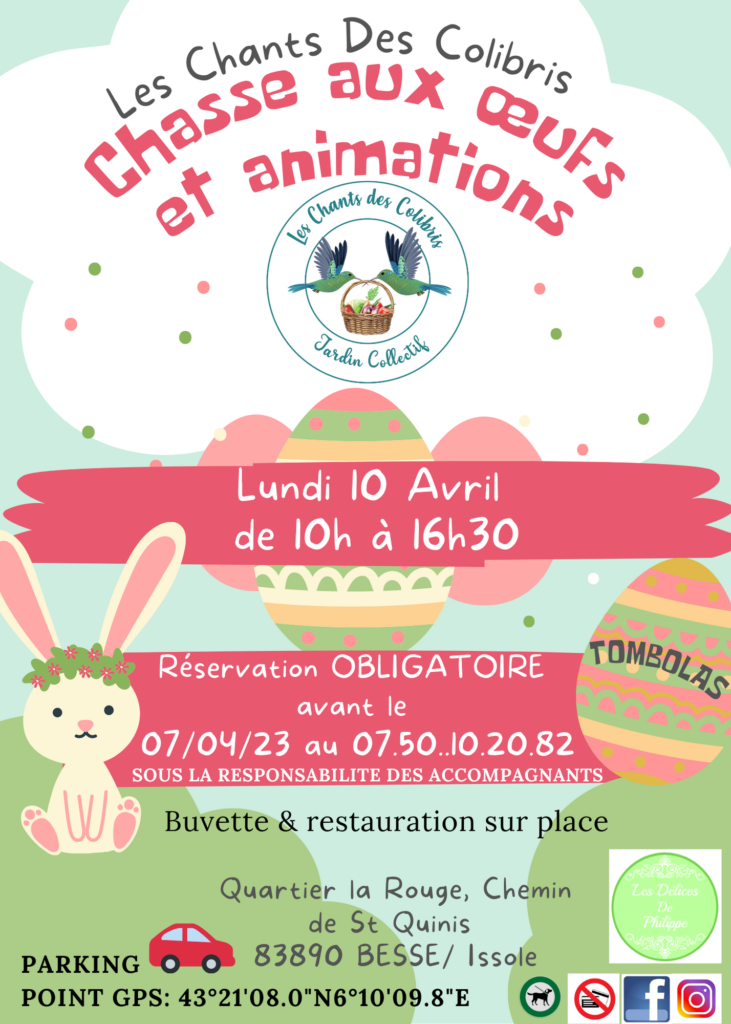 Course aux oeufs - les chants des colibris