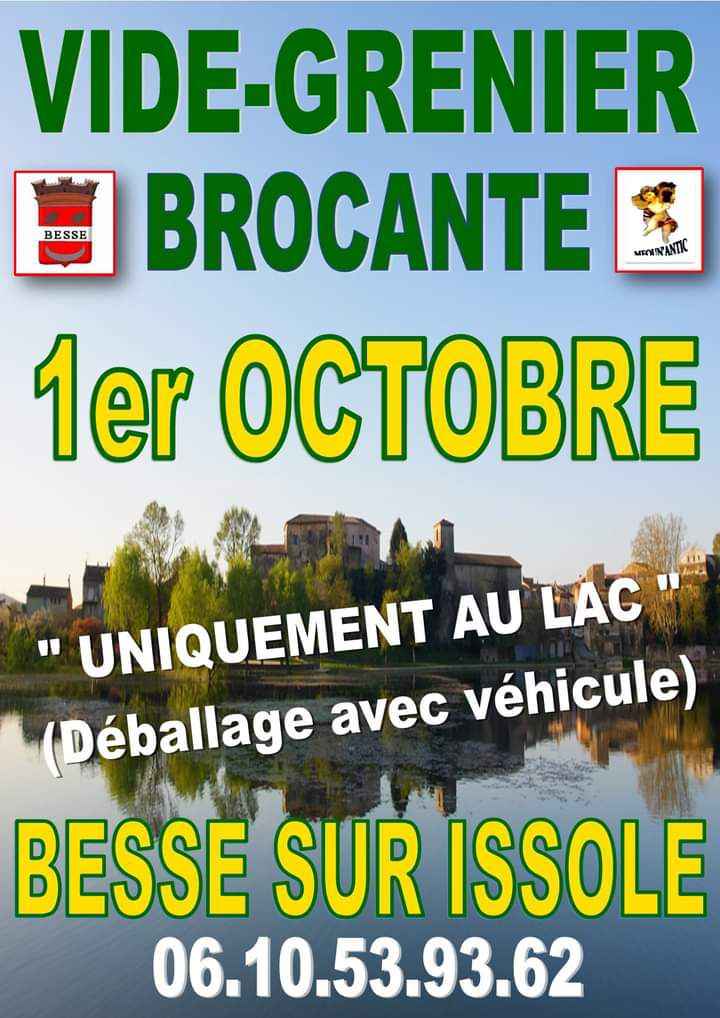 Vide grenier besse sur issole