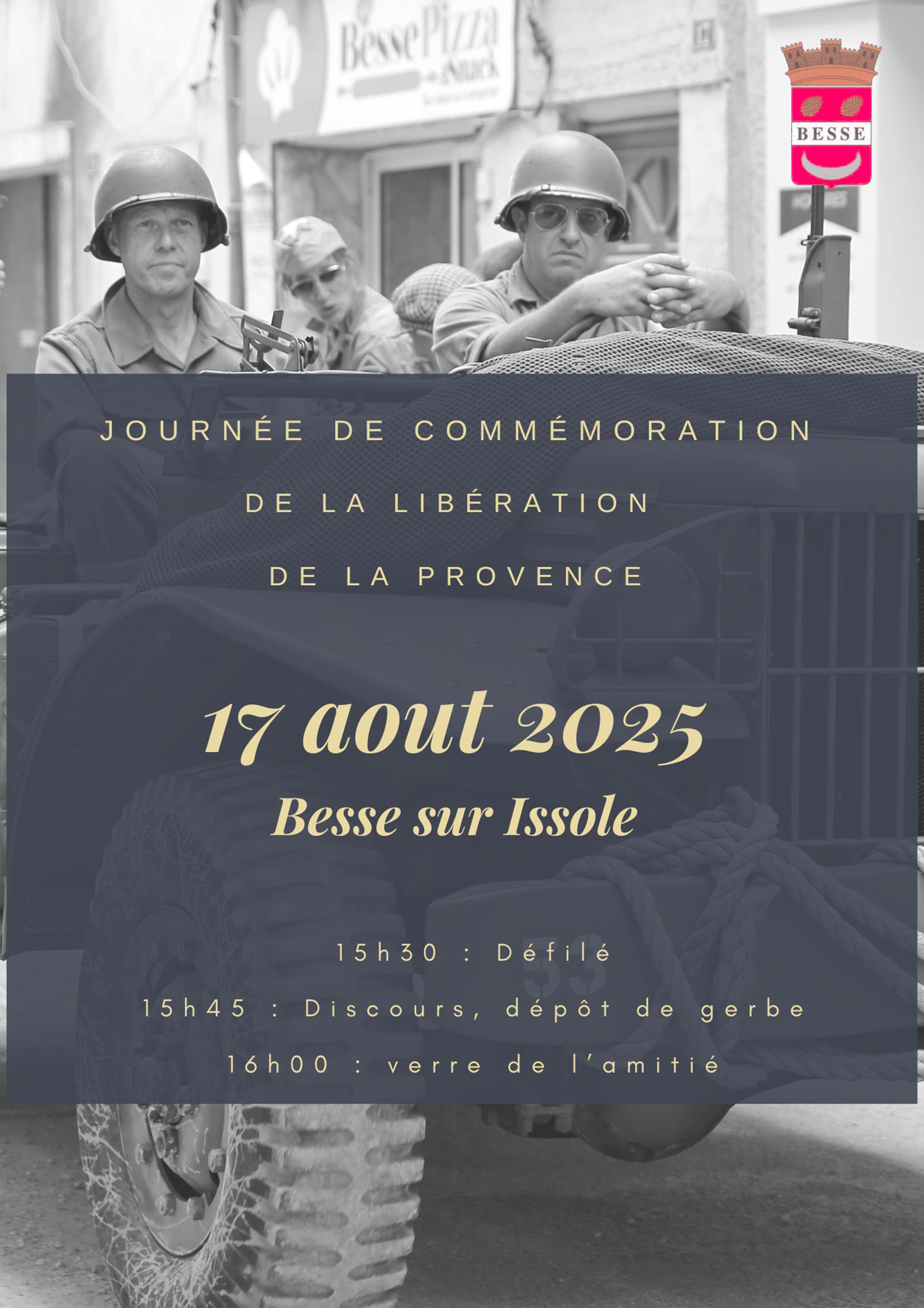 commémoration de la libération de la provence - Besse sur issole